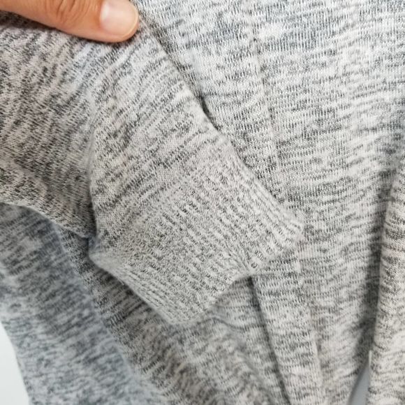 Dex Tie Front Sweater Gray Small - Picture 6 of 6
